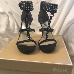 Michael Kors Studded High Heel Sandals